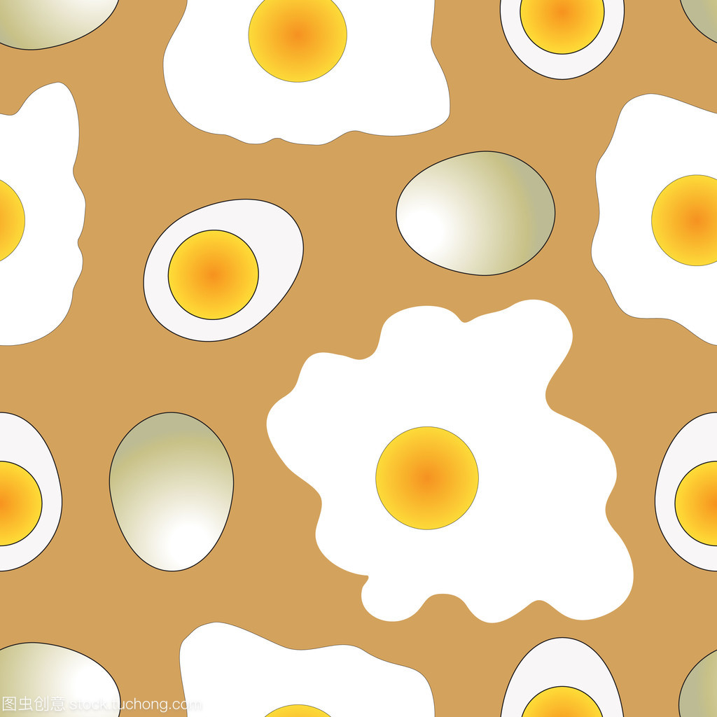 有趣的背景,用鸡蛋和煎蛋卷